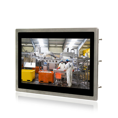 Bảng điều khiển IP67 chống nước PC 13.3 '' Màn hình rộng Vesa Máy tính bảng cảm ứng điện dung treo tường