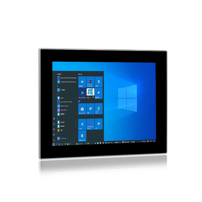 J6412 Bảng điều khiển cảm ứng PCAP 3*LAN 12&quot; Mặt trước máy tính công nghiệp tất cả trong một IP65