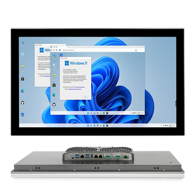 J6412 Máy tính công nghiệp không quạt Quad Core HMI All In One Dual Giga Lan