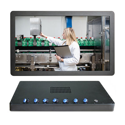 Màn hình cảm ứng điện trở máy tính bảng điều khiển Windows10 IP67 21,5 "chắc chắn