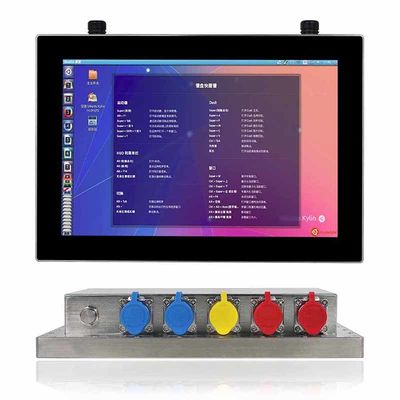 Màn hình cảm ứng chống thấm nước 450cd / M2 SUS304 PC 12 inch cho ngành công nghiệp thịt