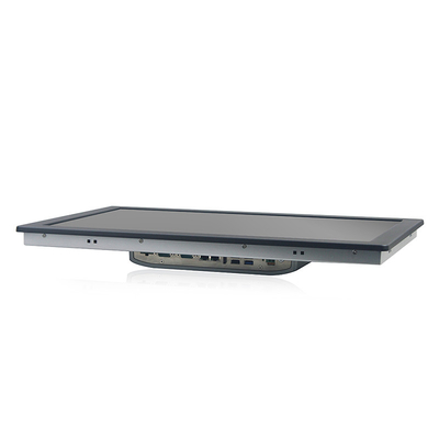 PCAP Touch Embedded Fanless Industrial Panel PC Máy tính treo tường Mặt trước IP65