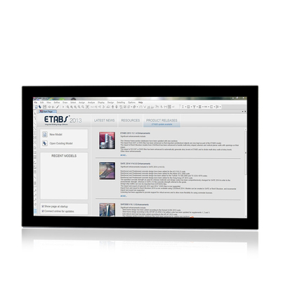 Bảng điều khiển công nghiệp TPM 2.0 PC 24 inch 1920 X 1080 Multi Touch PCAP Chống xước