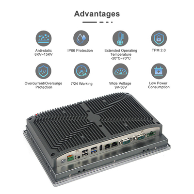 Tất cả trong một Bảng điều khiển cảm ứng công nghiệp y tế Windows11 PC IP65 Nhúng Core I7 Với VESA