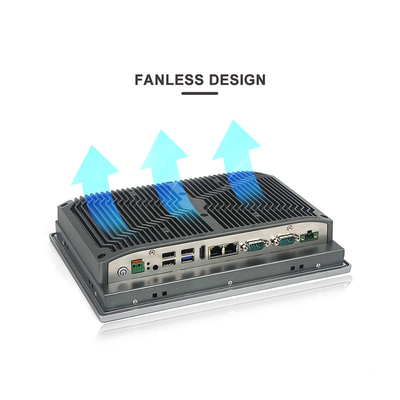 I5-8265U Công nghiệp tất cả trong một bảng Máy tính bảng điều khiển 10 inch PC với DC IN 9V - 36V