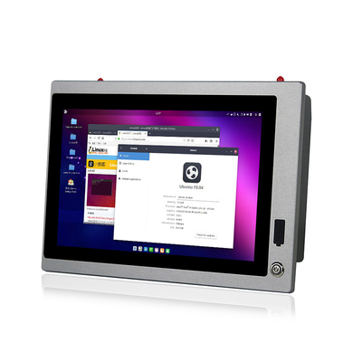 I5-8265U Công nghiệp tất cả trong một bảng Máy tính bảng điều khiển 10 inch PC với DC IN 9V - 36V