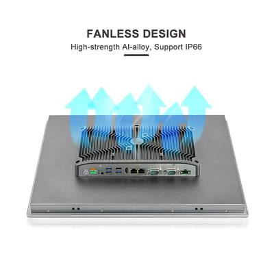 Cảm ứng điện trở điện dung chắc chắn Máy tính HMI công nghiệp 19 inch với WiFi 4G 5G