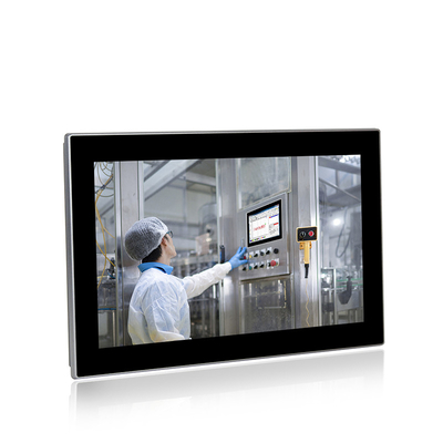 Màn hình cảm ứng công nghiệp mini Máy tính treo tường 13,3 &quot;FHD Tất cả trong một 10 điểm Touch Core I5