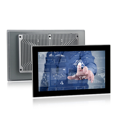Màn hình cảm ứng độ phân giải 1920 × 1080 Máy tính HMI không quạt Tất cả trong một Pc cho các giải pháp công nghiệp