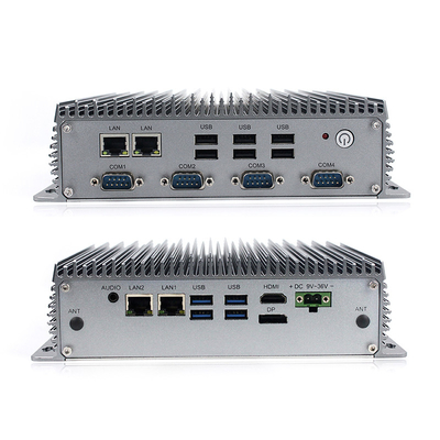 Hộp mini không quạt công nghiệp PC DC 9V - 36V Thế hệ thứ 8 4GB M.2 120G SSD