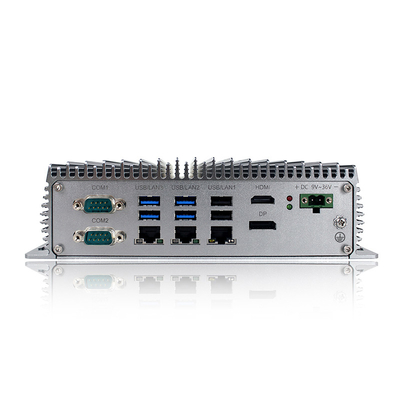 J6412 Máy tính để bàn mini 3 LAN không quạt công nghiệp Máy tính WIN10 LINUX RS232 RS485 PC