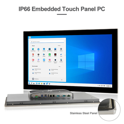 Máy tính màn hình cảm ứng 24 inch I5-8265U Windows 11 RS485 RS232