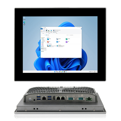 Màn hình cảm ứng công nghiệp treo tường PC J6412 3*LAN Embedded AIO Front IP65