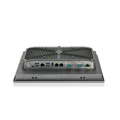 J6412 Bảng điều khiển cảm ứng PCAP 3*LAN 12&quot; Mặt trước máy tính công nghiệp tất cả trong một IP65