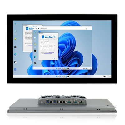 Bảng điều khiển công nghiệp không quạt 21,5&quot; J6412 Màn hình cảm ứng điện dung Intel Elkhart Lake