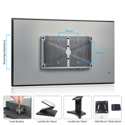 Bảng điều khiển công nghiệp không quạt 21,5&quot; J6412 Màn hình cảm ứng điện dung Intel Elkhart Lake
