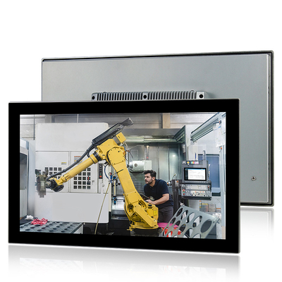 FHD J6412 Bảng điều khiển có thể đọc được ánh sáng mặt trời PC IP66 Front Industrial All In One Màn hình cảm ứng