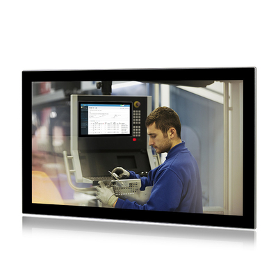 Bảng điều khiển HMI công nghiệp 24 inch Multi Touch Three Lan J6412 4G 128GB