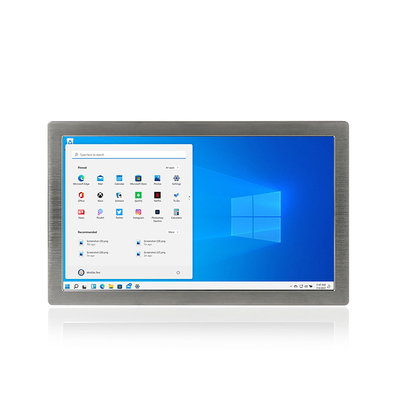 Bảng điều khiển bằng thép không gỉ cảm ứng không quạt PC AISI304/316 Rs232 Hmi Lan Usb