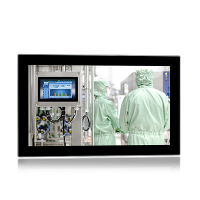 Bảng điều khiển cảm ứng điện dung 17,3&quot; 10 điểm Intel Celeron J6412 2.0GHz AIO Fanless Panel PC
