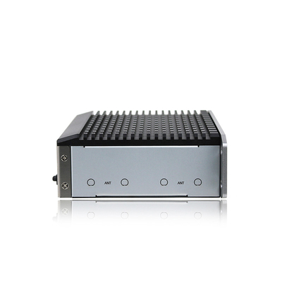 DIN Rail Máy tính mini không quạt công nghiệp Windows10 / 11 8gb Với 3 X LAN