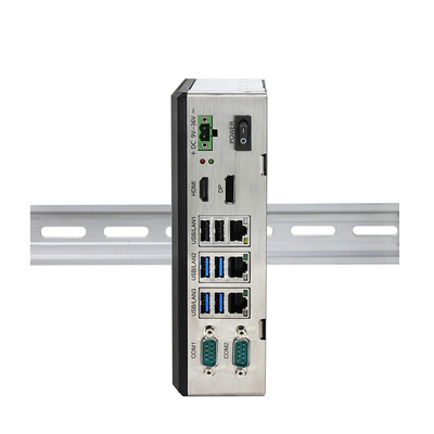 Vỏ hợp kim nhôm PC mini công nghiệp J6412 3 Ethernet Barebone Mini PC