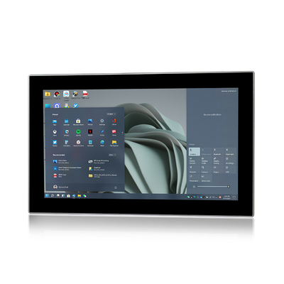Máy tính nhúng chắc chắn 15,6 inch Màn hình rộng IP65 Windows11 100 * 100 VESA Gắn