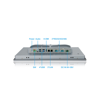 Bảng điều khiển cảm ứng công nghiệp HMI PCAP độ sáng cao PC tất cả trong một bảng điều khiển