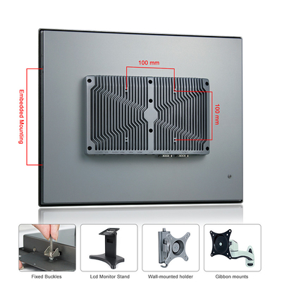 RS485 RS232 J6412 Cảm ứng điện dung nhúng PC công nghiệp tất cả trong một