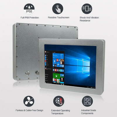Bảng điều khiển OEM 5 dây Điện trở IP67 Máy tính sử dụng công nghiệp Tất cả trong một Máy tính