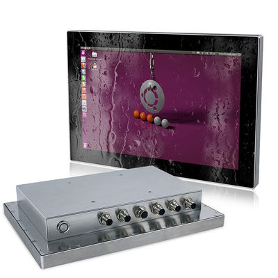Màn hình cảm ứng Pc không quạt chống thấm nước 12in Ip66 với vỏ thép không gỉ