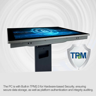 Bảng điều khiển HMI 17 inch chắc chắn PC TPM 2.0 RS232 RS422 RS485 điện áp 9-36V