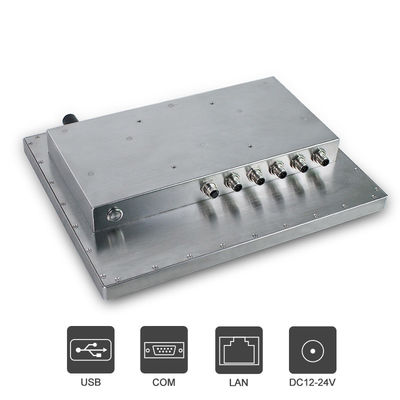 Bảng điều khiển công nghiệp Inox 15 inch I5 6200u với màn hình cảm ứng Sử dụng đóng gói thực phẩm