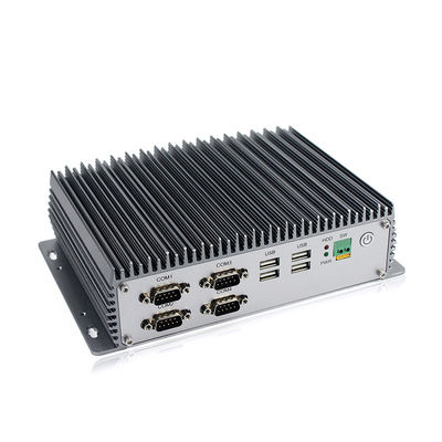 CPU hợp kim nhôm thứ 8 Máy tính mini công nghiệp không quạt, MSATA 128G SSD không quạt I3 Mini Pc