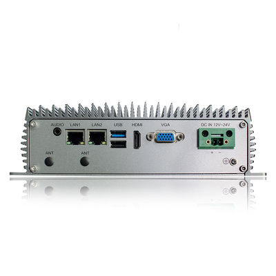 ODM 8GB 3855U Hộp nhúng công nghiệp PC Linux Ubuntu Fanless Rugged X86