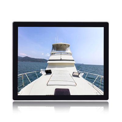 Màn hình cảm ứng 19 inch không thấm nước ngoài trời Bảng điều khiển công nghiệp nhúng PC Độ sáng cao