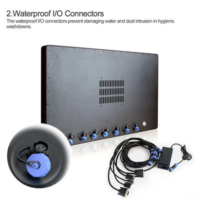 Màn hình cảm ứng điện trở máy tính bảng điều khiển Windows10 IP67 21,5 "chắc chắn