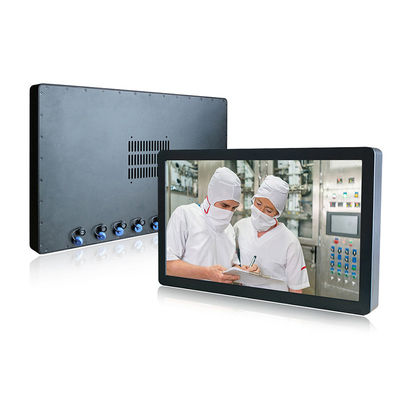 Màn hình cảm ứng chống nước 4G LTE Pc, Máy tính tất cả trong một công nghiệp 21,5 inch
