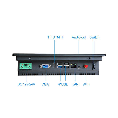 Màn hình cảm ứng máy tính bảng điều khiển công nghiệp HMI 8,4 &quot;800 * 600 IP65 với Wi-Fi