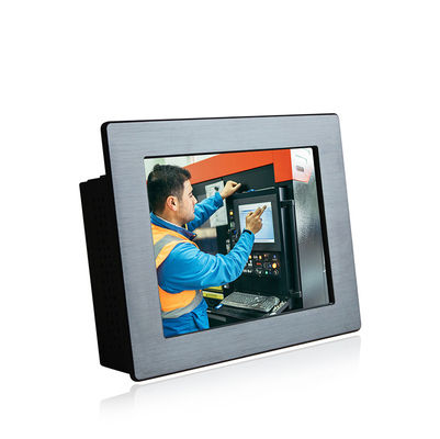 450nits Máy tính nhúng chắc chắn Bảng điều khiển cảm ứng Hmi VESA GPIO Windows