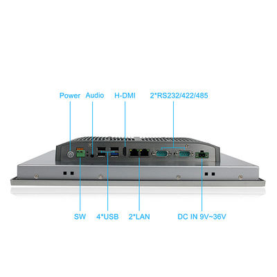 Bảng điều khiển công nghiệp HMI Linux chắc chắn Pc với màn hình cảm ứng Kích thước 15 inch