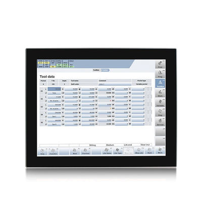 X86 15 &quot;Windows Industrial All In One Bảng điều khiển PC màn hình cảm ứng 6 * COM