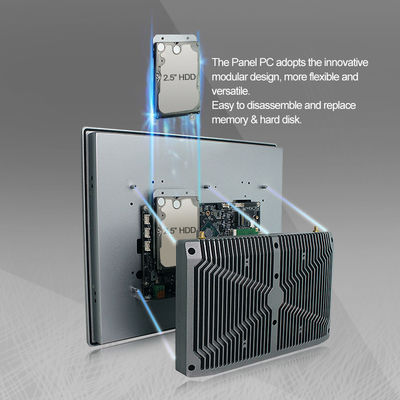 OEM ODM 15 &quot;X86 Pcap Tất cả trong một Màn hình cảm ứng để bàn I7 Bộ xử lý không quạt