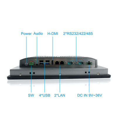 Máy tính có màn hình cảm ứng chống nước X86 Intel I3 TPM2.0 dành cho người gắn bảng điều khiển giao diện máy