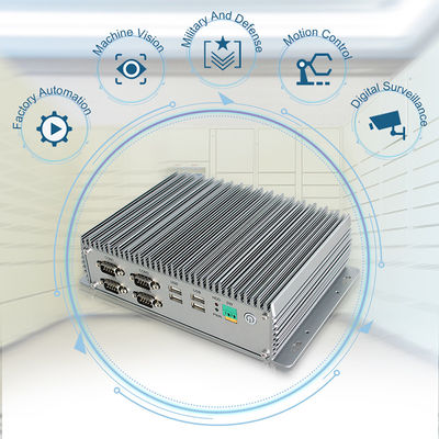 Pc công nghiệp nhỏ gọn X86 Intel I5 tùy chỉnh, Pc nhúng Windows không quạt 32G
