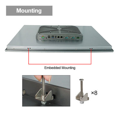Bảng điều khiển công nghiệp PCAP gắn Pc