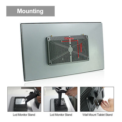 Màn hình cảm ứng 21,5 &quot;nhúng Dual Lan Pc TPM 2.0 Máy tính để bàn treo tường không quạt