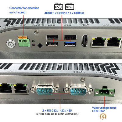 TPM2.0 1280x1024 Màn hình cảm ứng nhúng Pc Độ sáng cao 400cd / M2