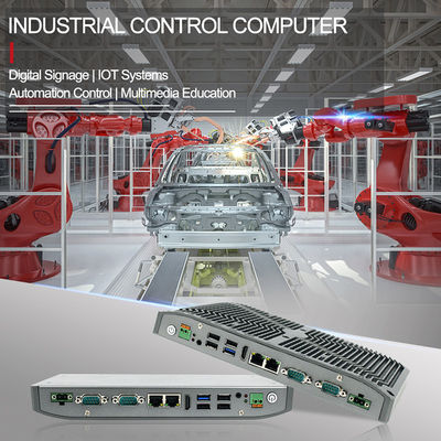 Máy tính hộp nhúng công nghiệp RS232 TPM2.0 cho máy Plasma Cnc MSATA 64G SSD