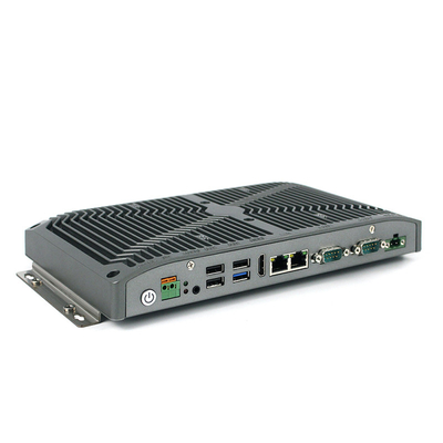 TPM2.0 Công nghiệp Mini PC không quạt 15W Vỏ hợp kim với Lan kép